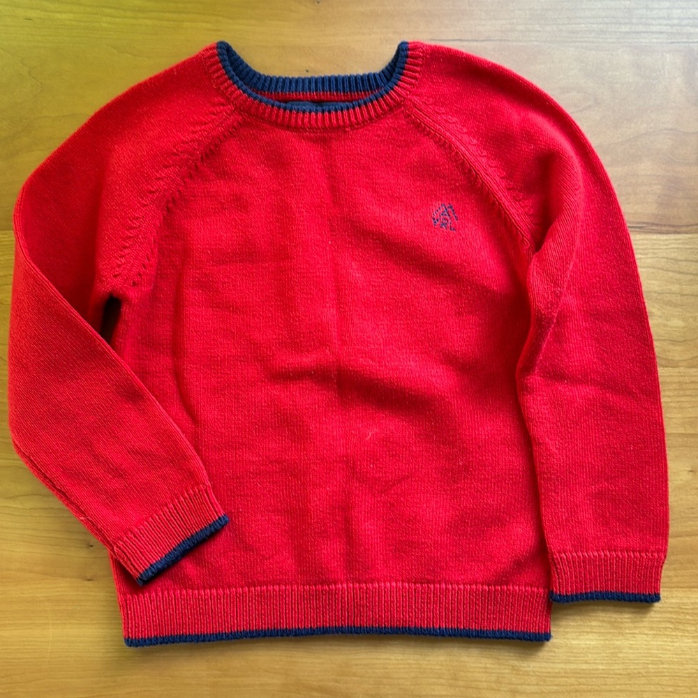 Mayoral red sweater 3 like new